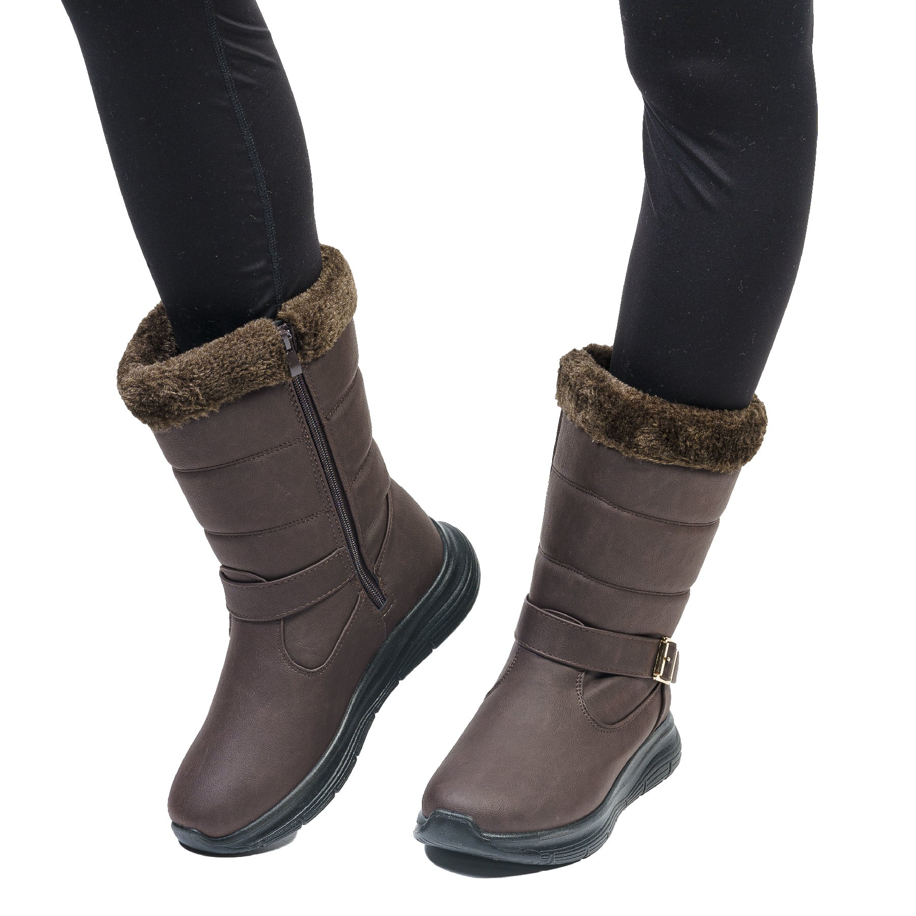 BOTA MUJER CAFÉ BRUNELLA THUNDER BLUE CASUAL - 2
