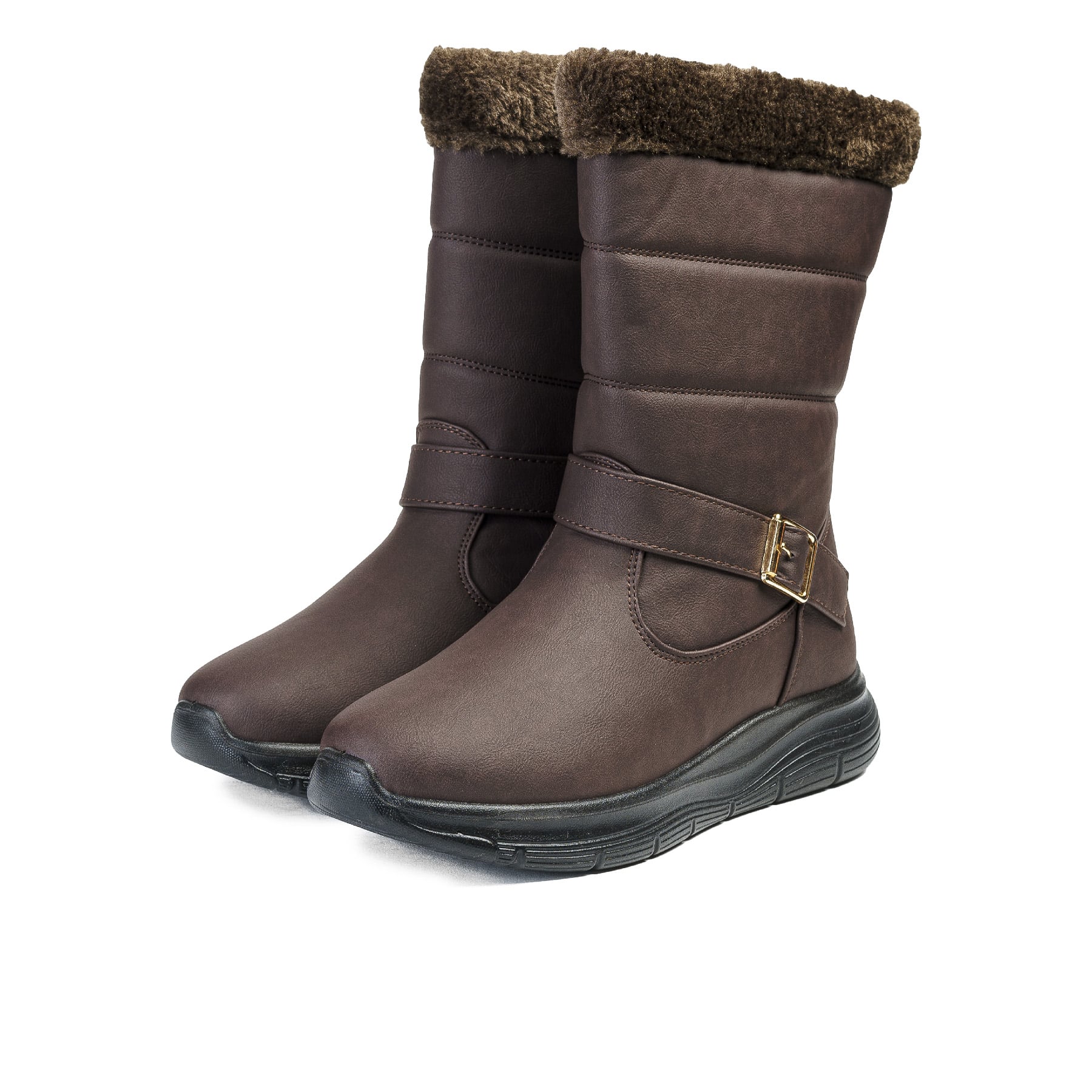 BOTA MUJER CAFÉ BRUNELLA THUNDER BLUE CASUAL - 3
