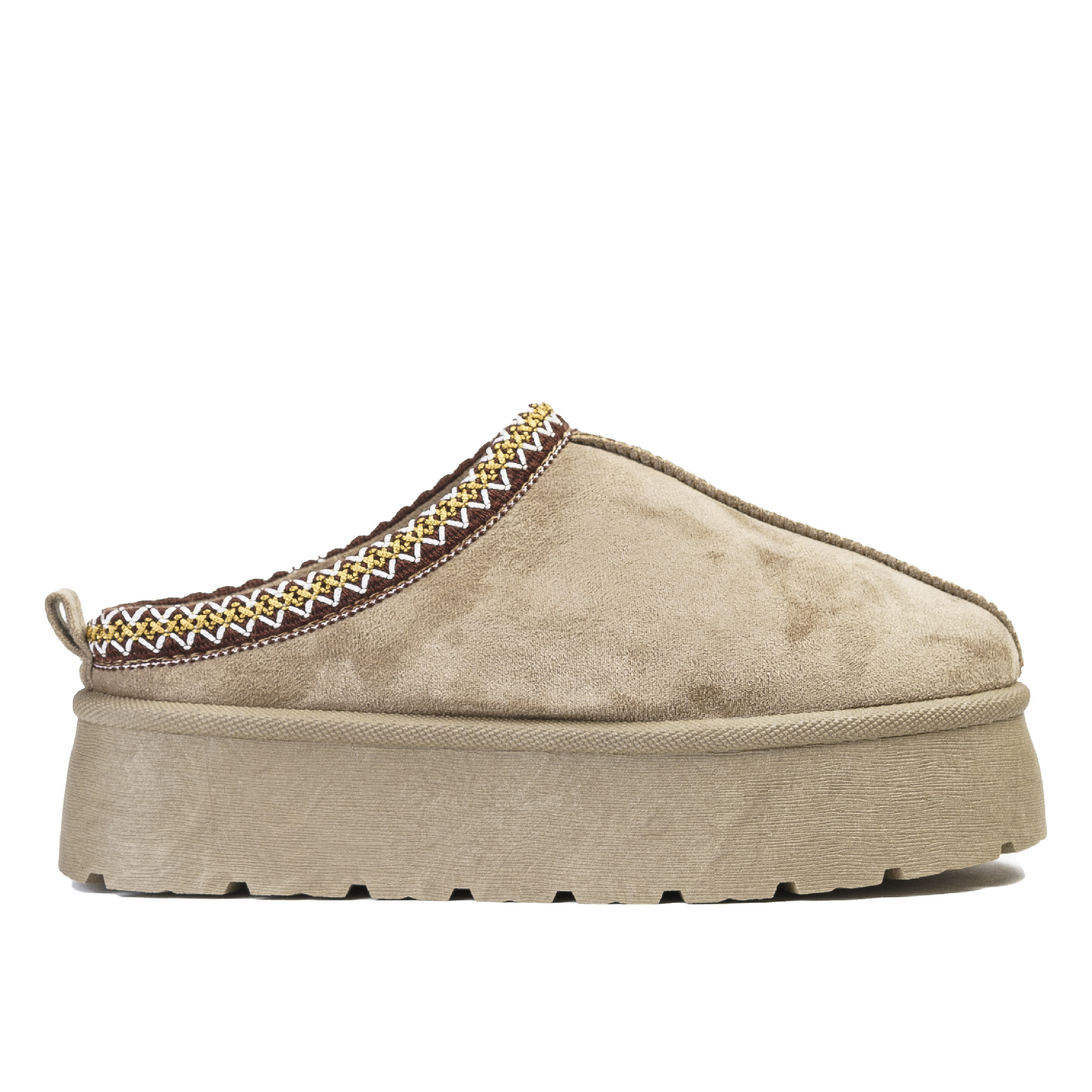 BABUCHA MUJER AVIS KHAKI THUNDER BLUE - 1