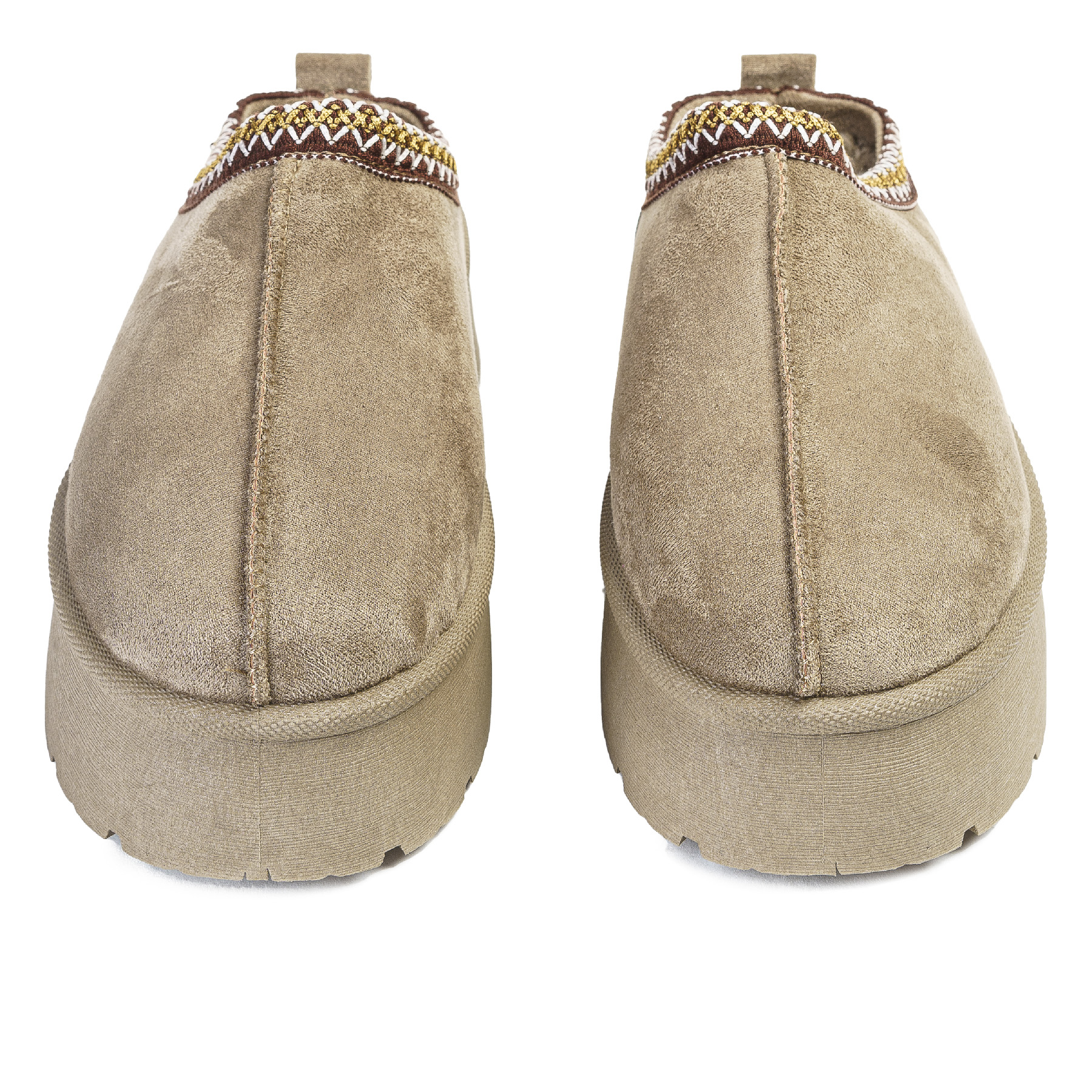 BABUCHA MUJER AVIS KHAKI THUNDER BLUE - 4