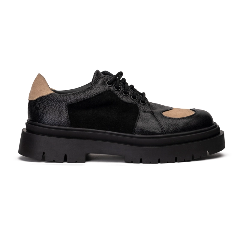 ZAPATO CUERO KARA NEGRO LANDAZURI - 1