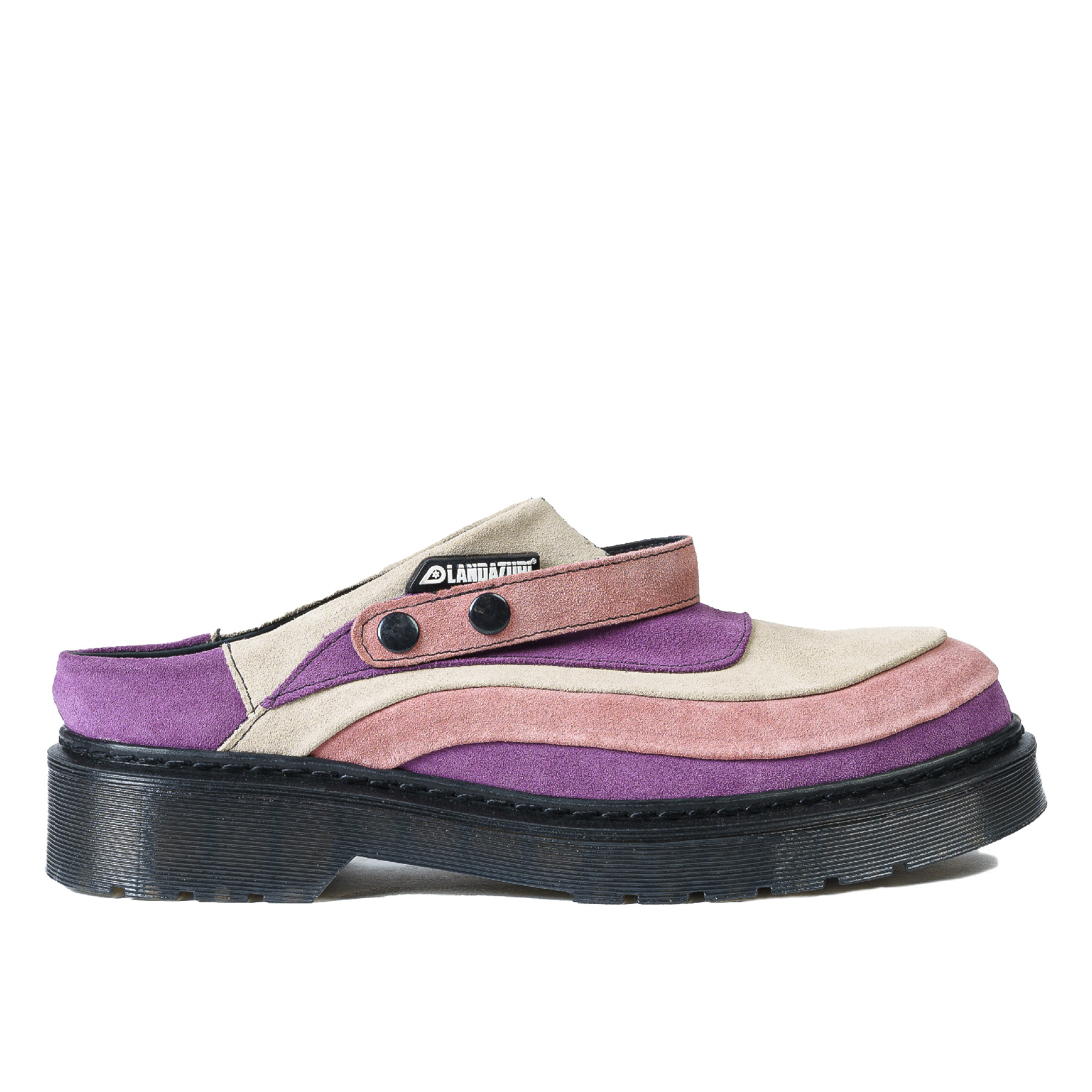 ZAPATO CUERO MULE ADRIATICO ROSA LANDAZURI - 1