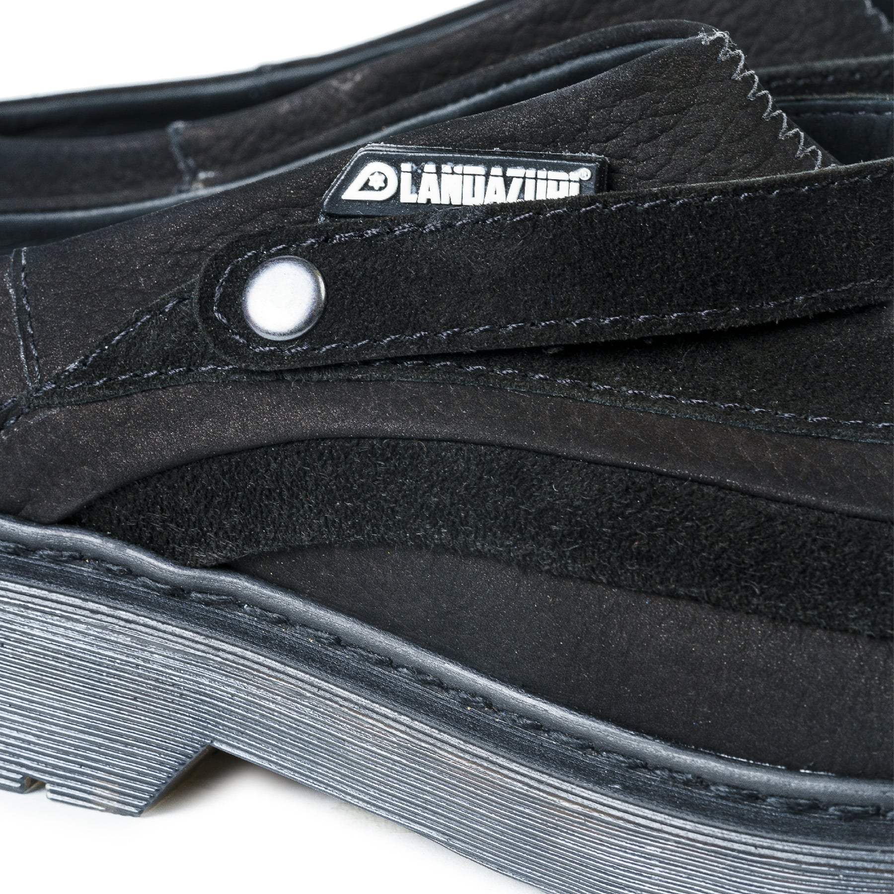 ZAPATO CUERO MULE ADRIATICO RENO NEGRO LANDAZURI - 4