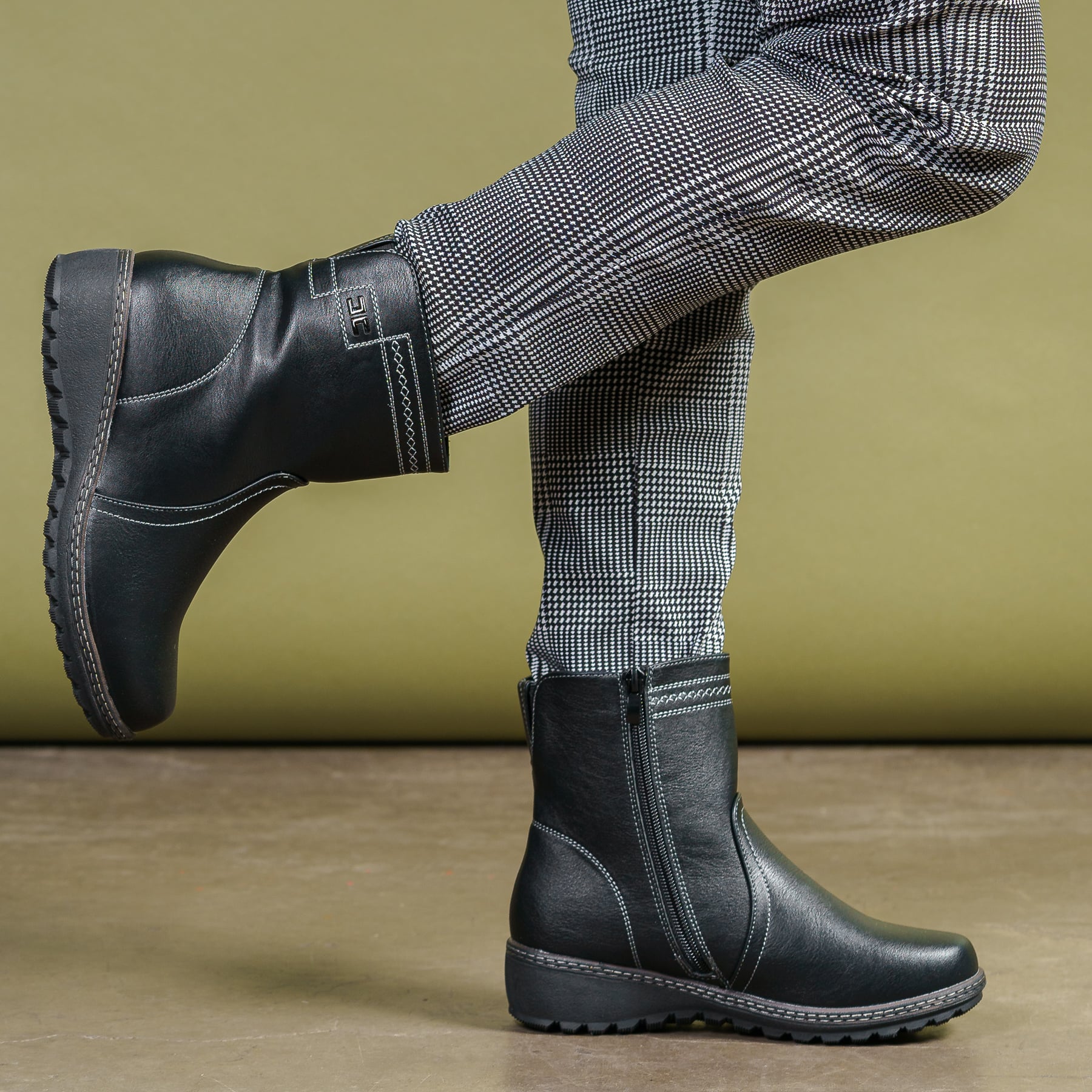 BOTÍN MUJER NEGRO FIORELLA THUNDER BLUE CASUAL - 2