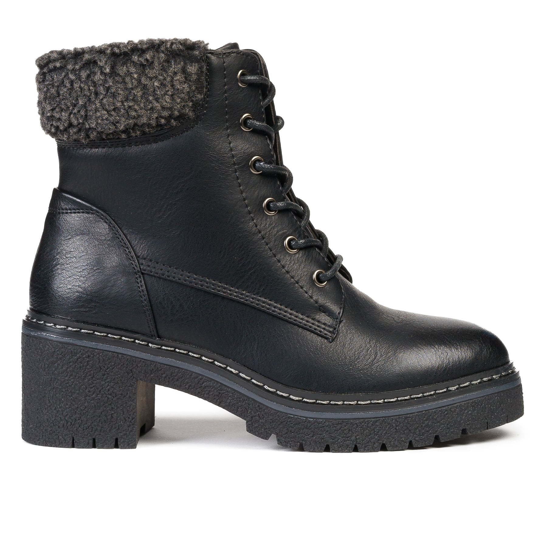 BOTÍN MUJER NEGRO WILLOW THUNDER BLUE CASUAL - 1