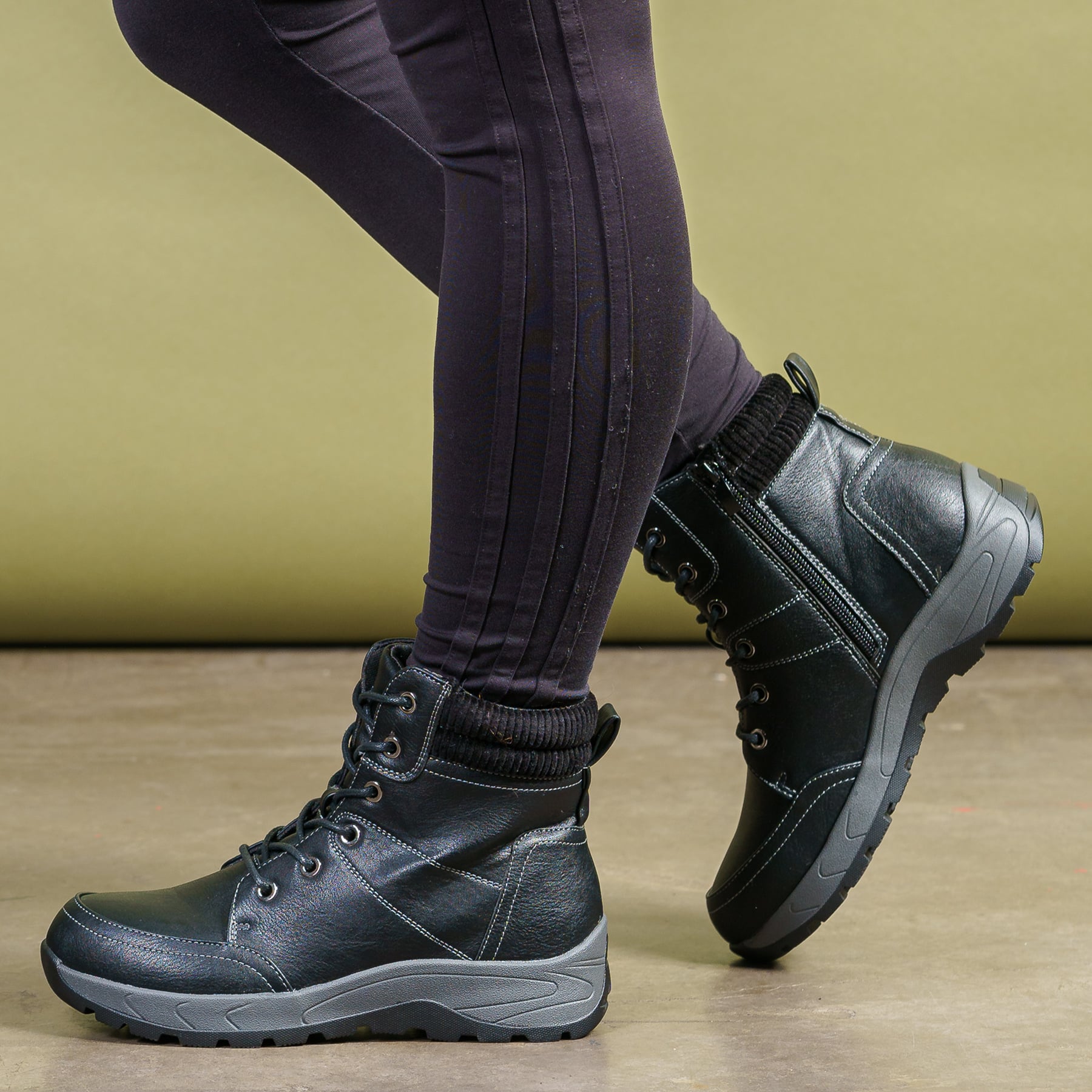 BOTÍN MUJER NEGRO JENIFFE THUNDER BLUE CASUAL - 3