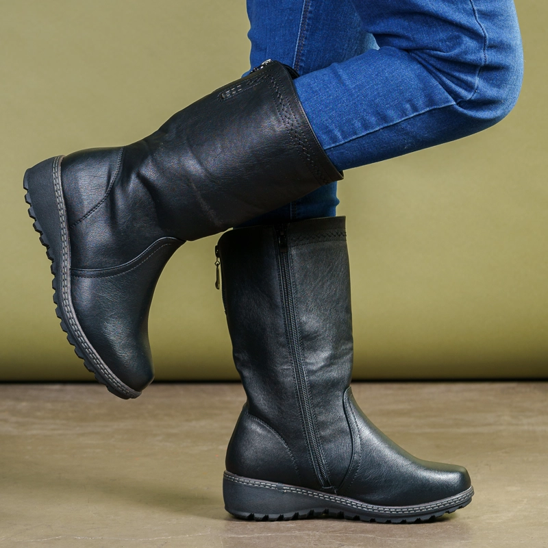 BOTAS MUJER THUNDER BLUE NEGRO NOOR - 2