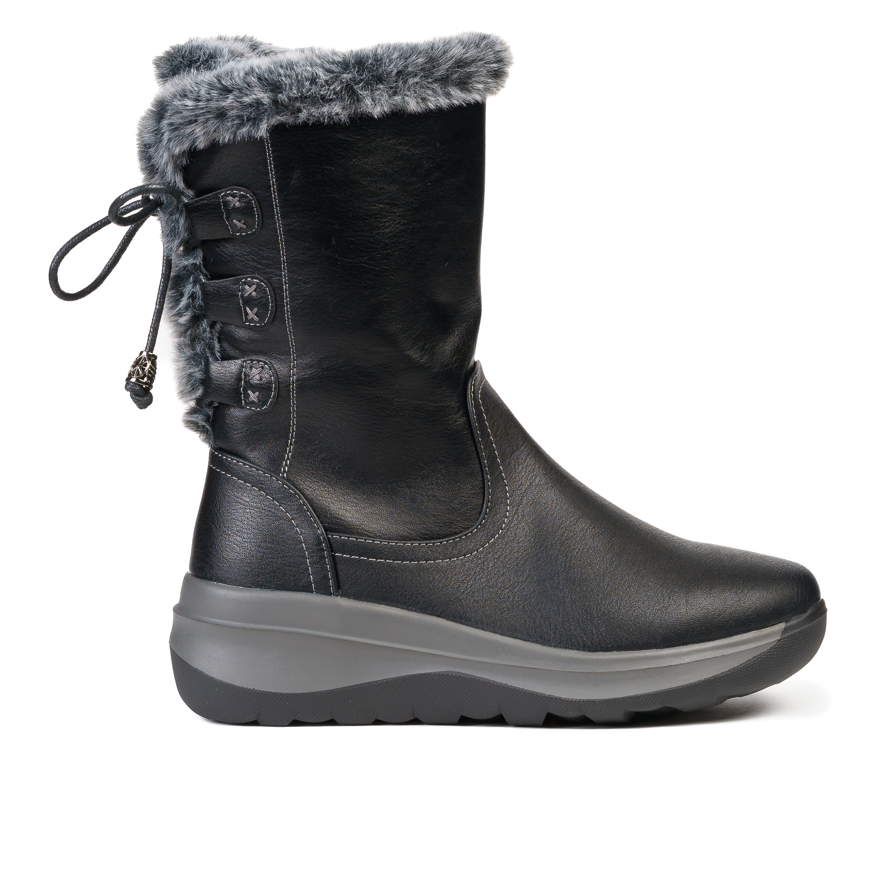 Ripley - BOTA MUJER NEGRO ZARIA THUNDER BLUE
