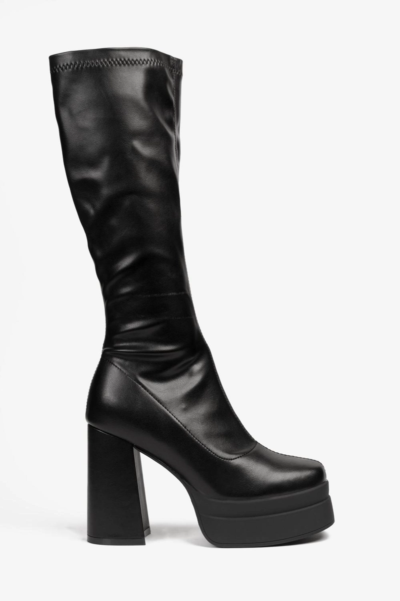 BOTA MUJER CHANTAL  NEGRO APOSTOL - 1