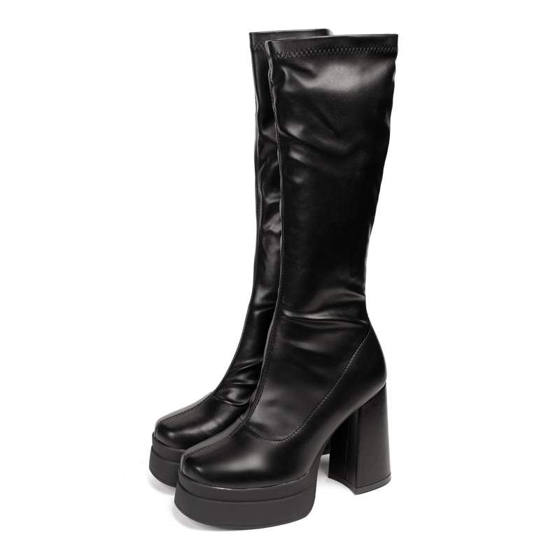 BOTA MUJER CHANTAL  NEGRO APOSTOL - 4