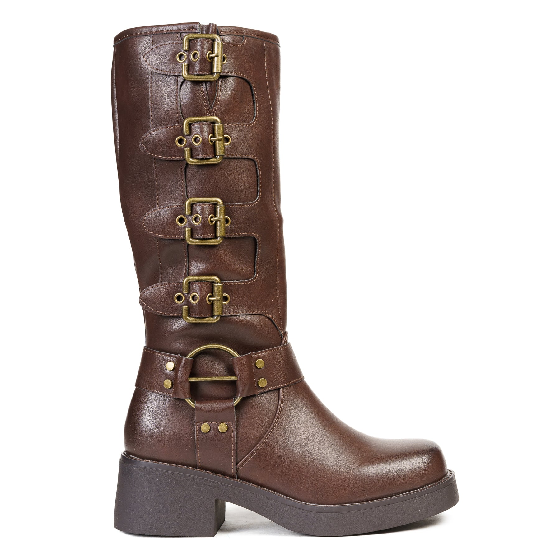 BOTAS MUJER ZAMETA CUERO CAFÉ BALMORAL - 1