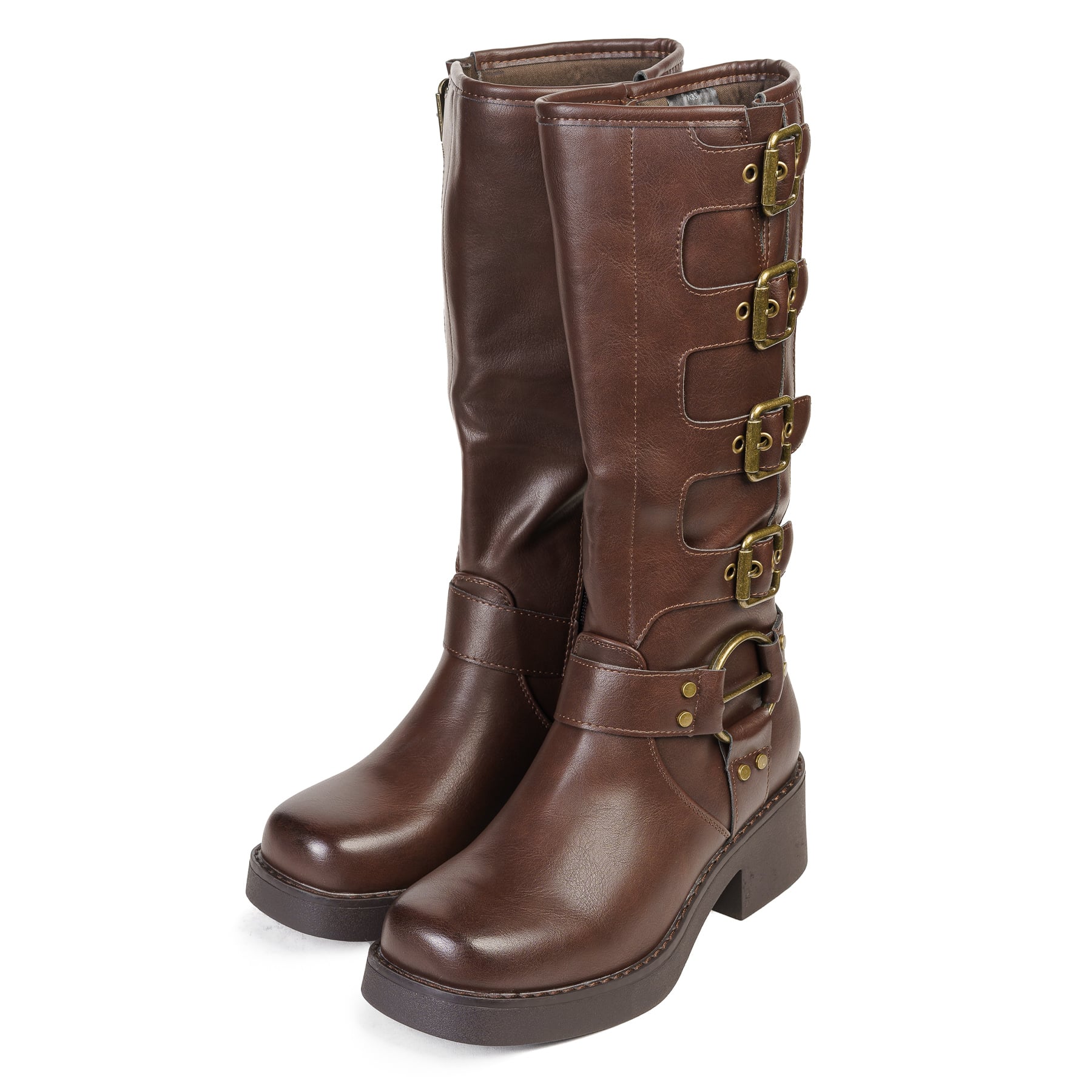 BOTAS MUJER ZAMETA CUERO CAFÉ BALMORAL - 2