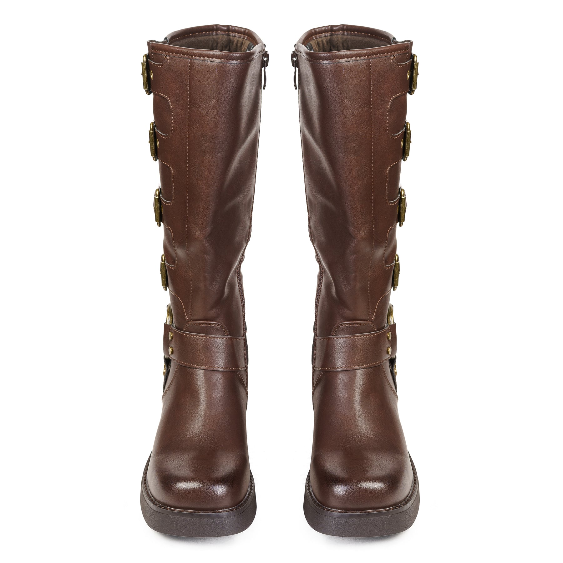 BOTAS MUJER ZAMETA CUERO CAFÉ BALMORAL - 3
