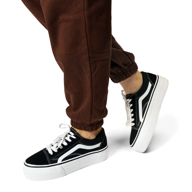 ZAPATILLA MUJER BLANCO  NEGRO EILLEY CHINITOWN - 2