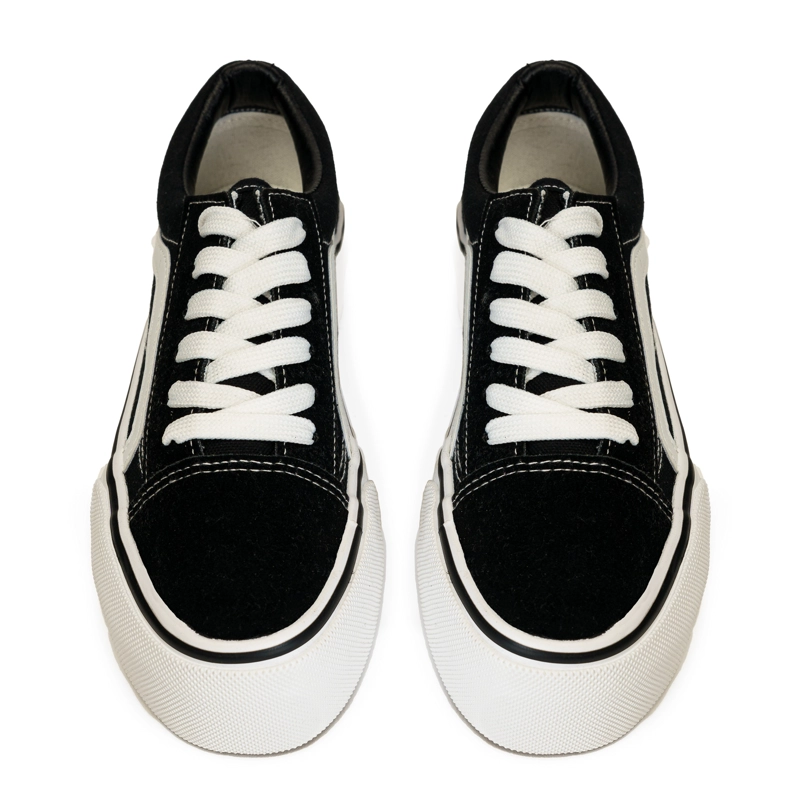 ZAPATILLA MUJER BLANCO  NEGRO EILLEY CHINITOWN - 4
