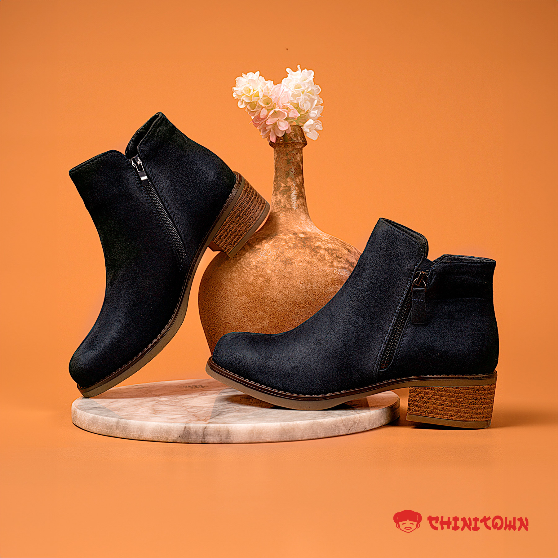 BOTÍN MUJER NEGRO AMY CHINITOWN CASUAL - 6