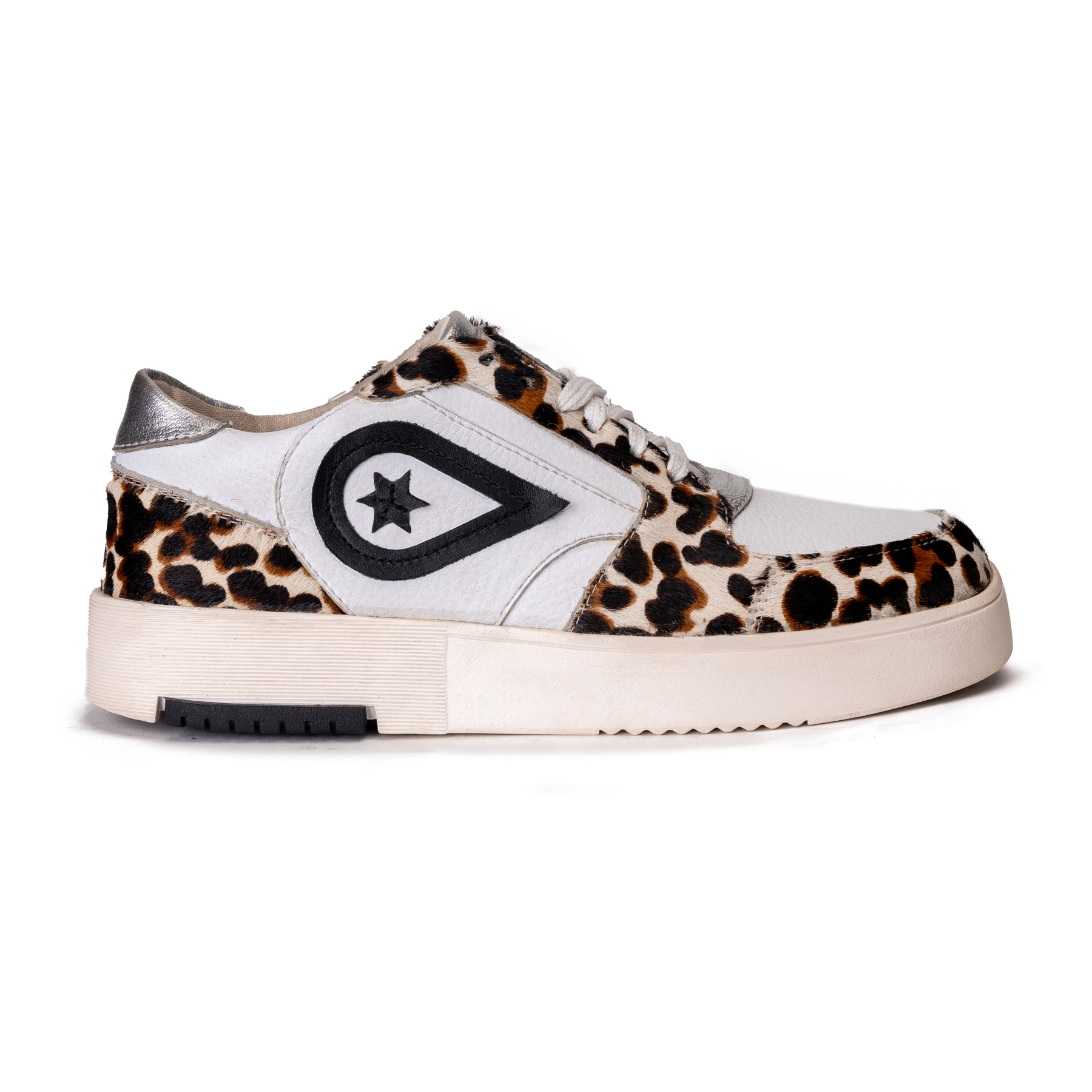 ZAPATILLAS MUJER LANDAZURI URBANAS BLANCO CUERO STELLA PRINT - 1