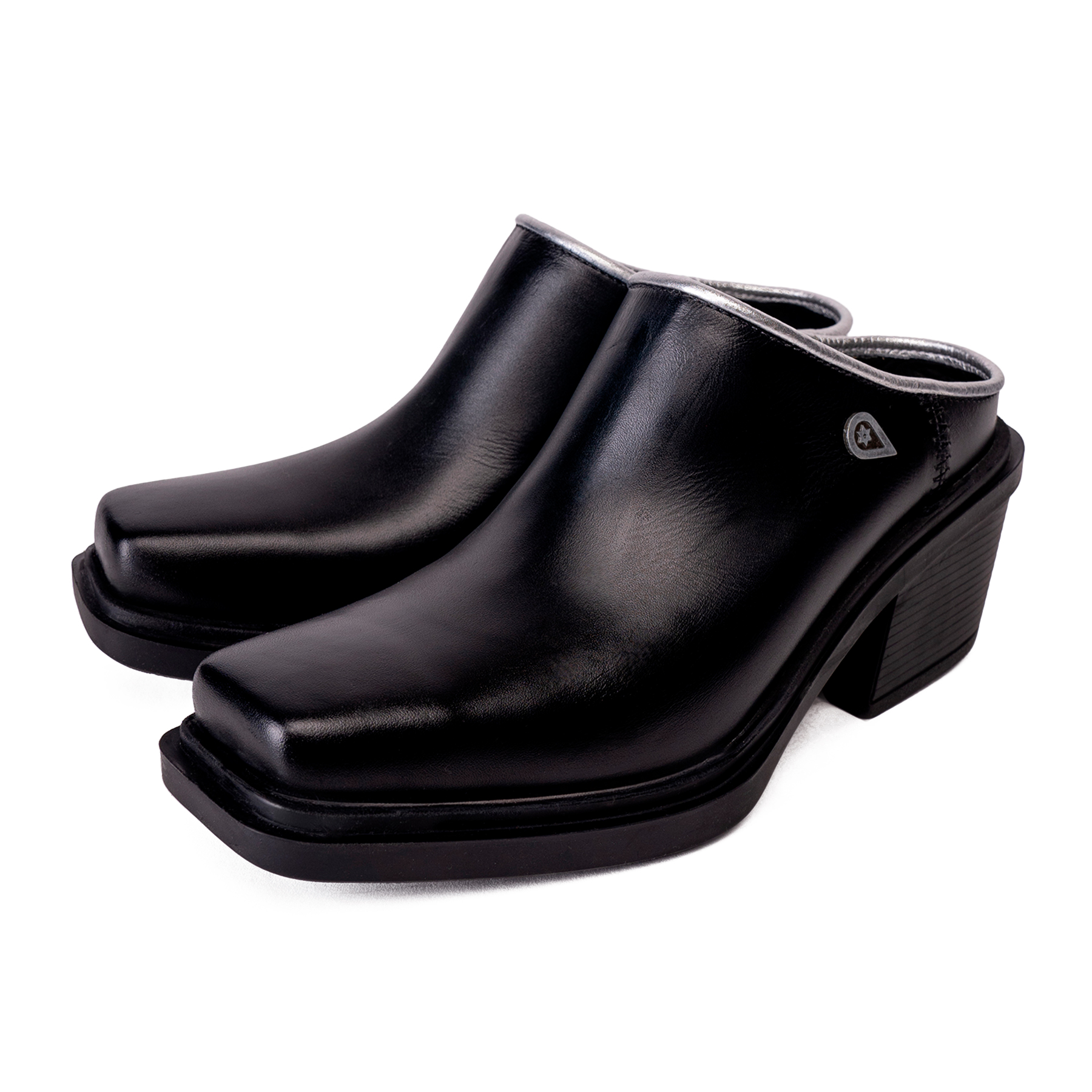 ZAPATO CUERO MULE BRUMA NEGRO LANDAZURI - 2