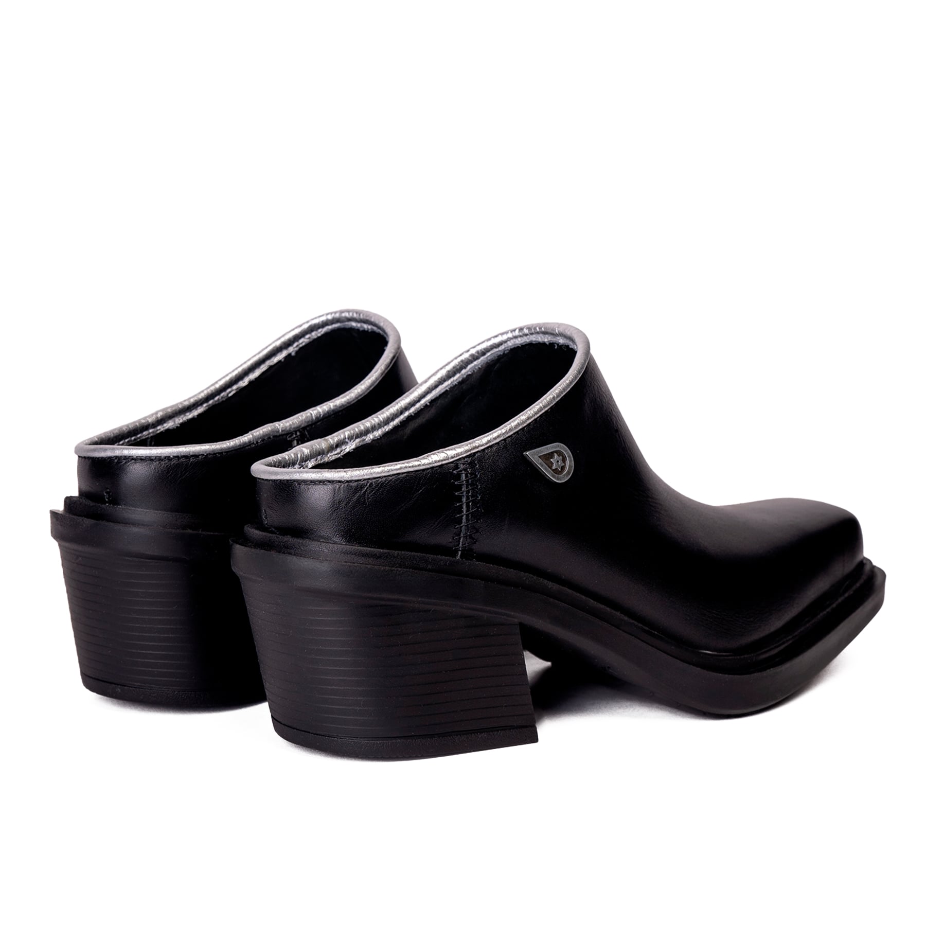 ZAPATO CUERO MULE BRUMA NEGRO LANDAZURI - 3
