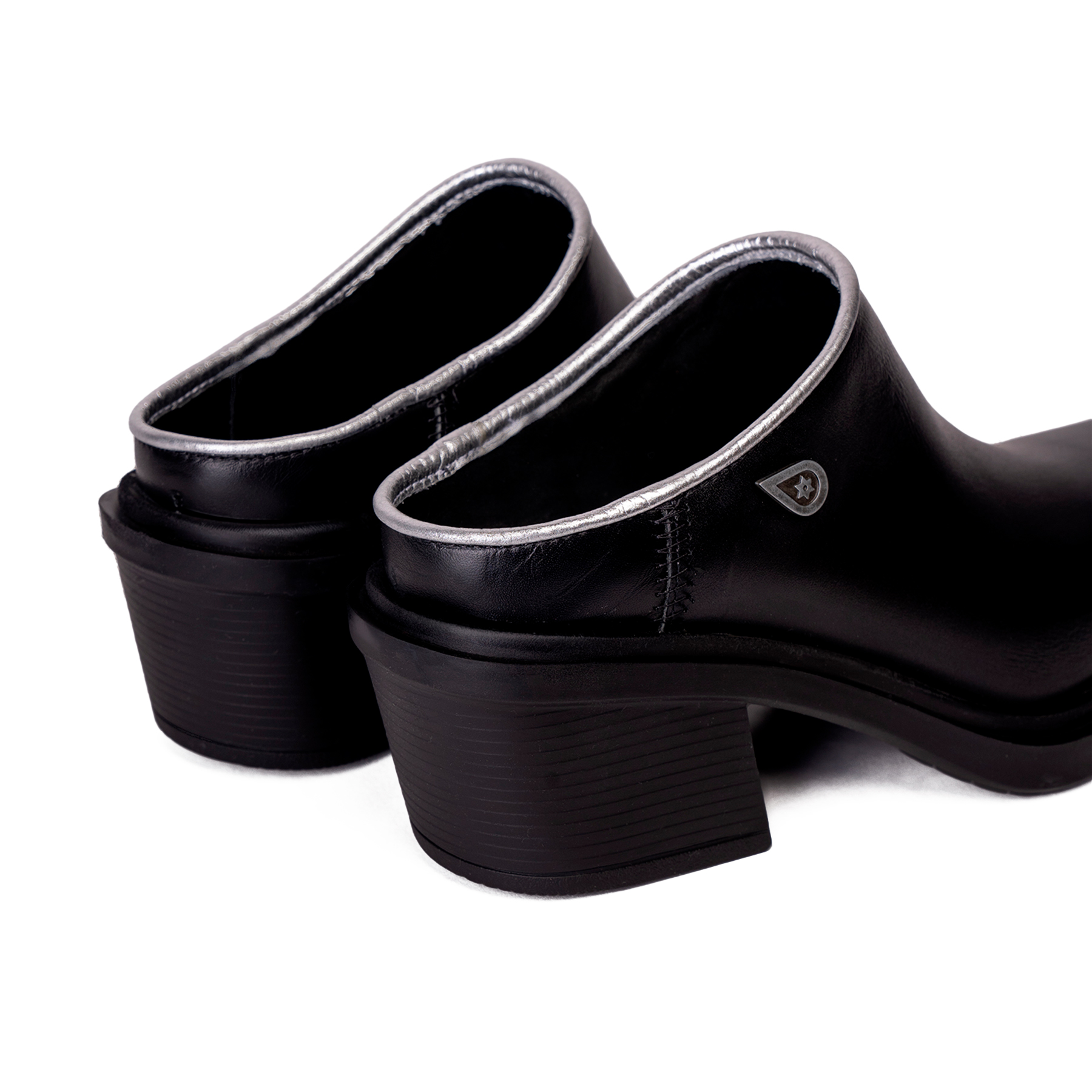 ZAPATO CUERO MULE BRUMA NEGRO LANDAZURI - 5