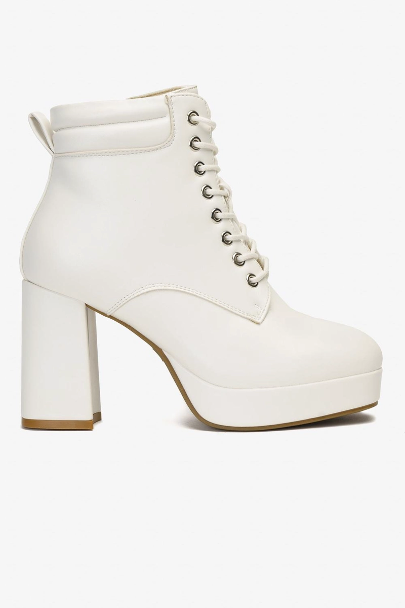 BOTÍN MUJER BLANCO LEYLAK CHINITOWN CASUAL - 1