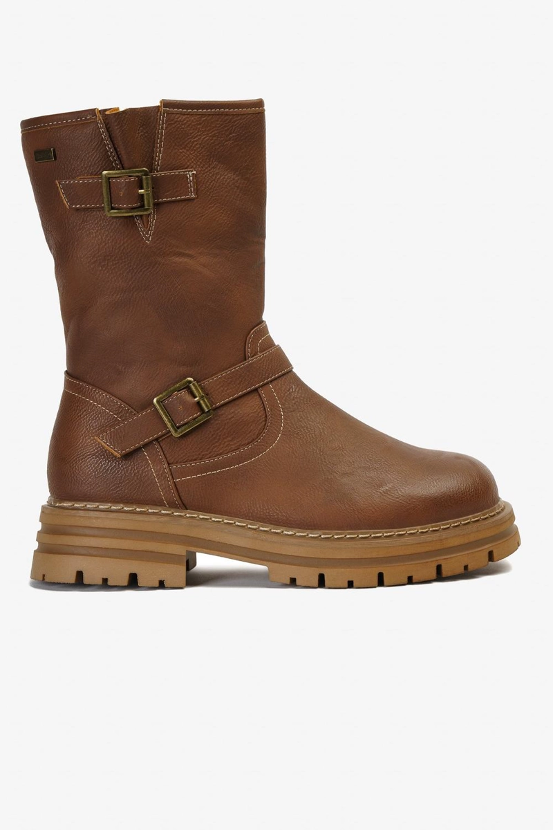 BOTAS MUJER CHINITOWN CUERO CAFÉ AZAHAR - 1