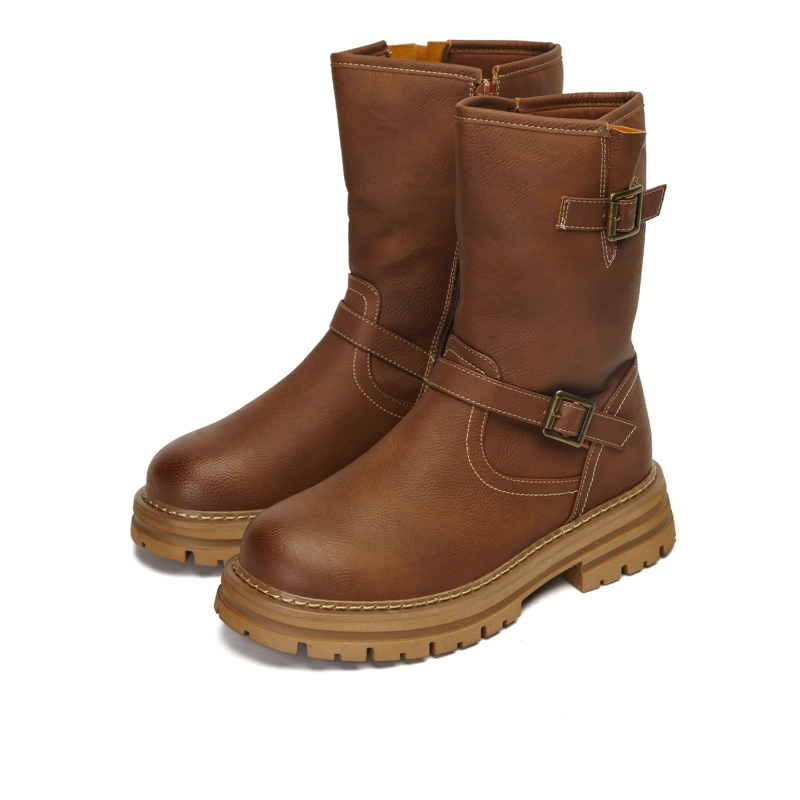 BOTAS MUJER CHINITOWN CUERO CAFÉ AZAHAR - 3