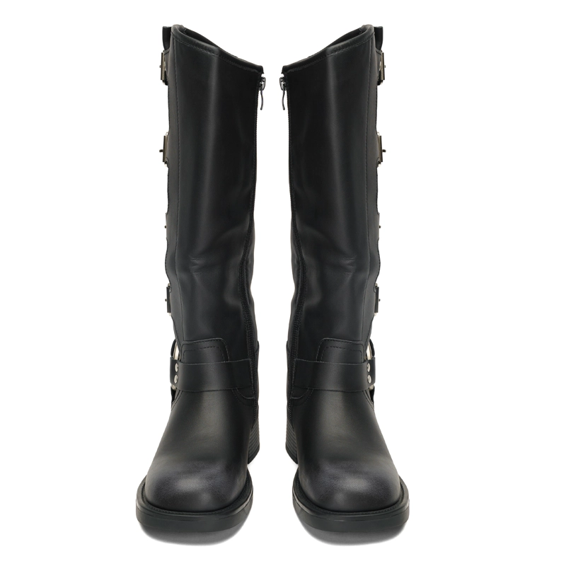 BOTAS MUJER CHINITOWN CUERO NEGRO SAYOKO - 4
