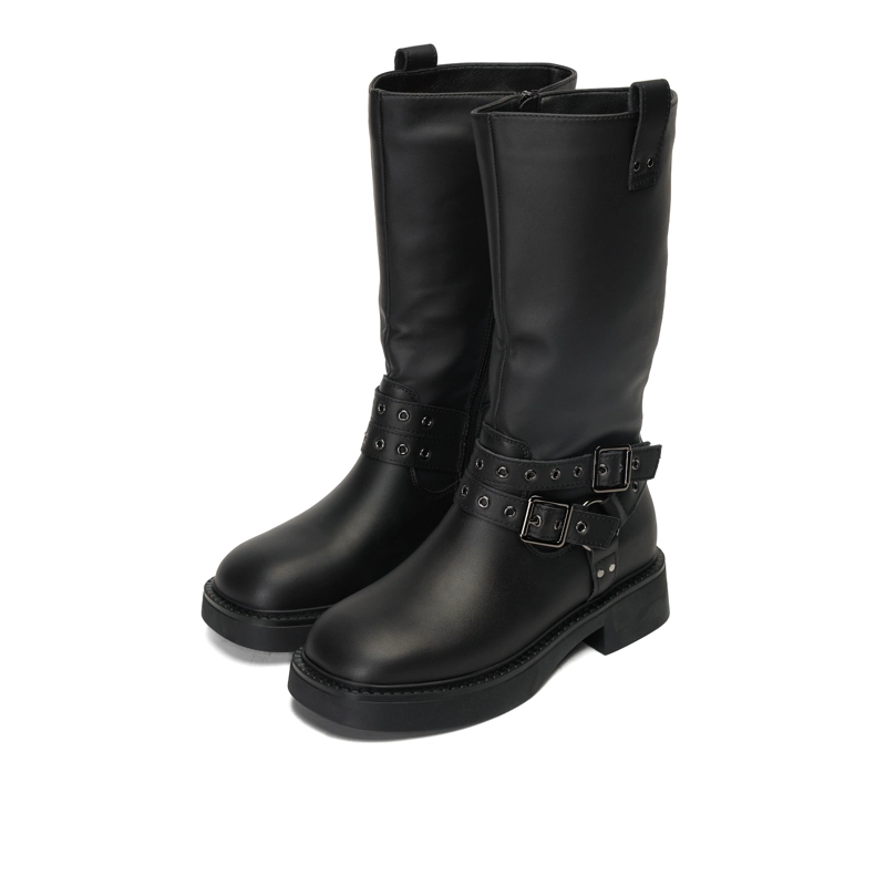 BOTAS MUJER CHINITOWN CUERO NEGRO DHARMA - 3