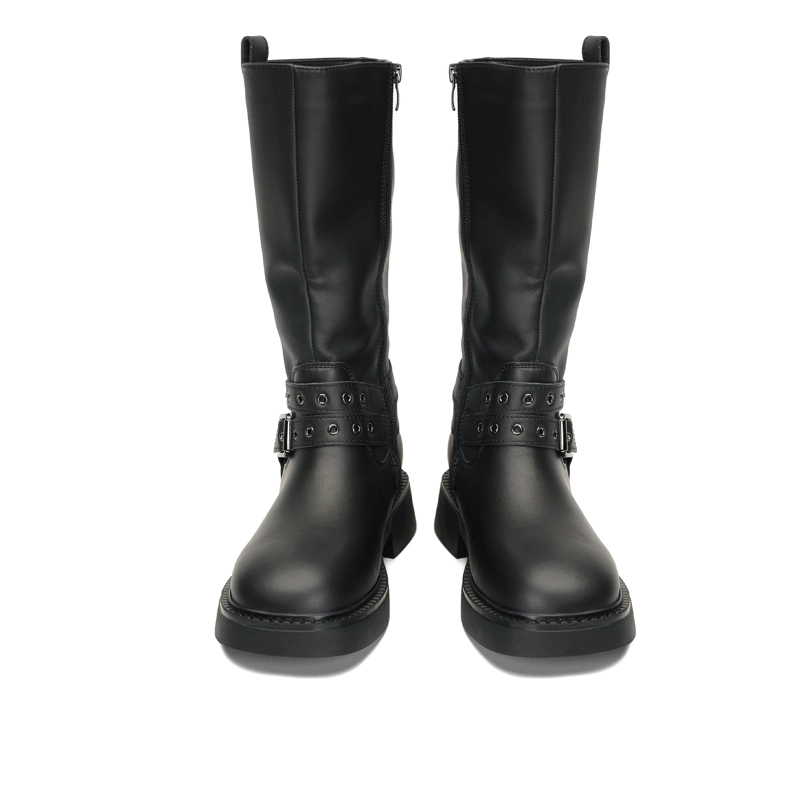 BOTAS MUJER CHINITOWN CUERO NEGRO DHARMA - 4