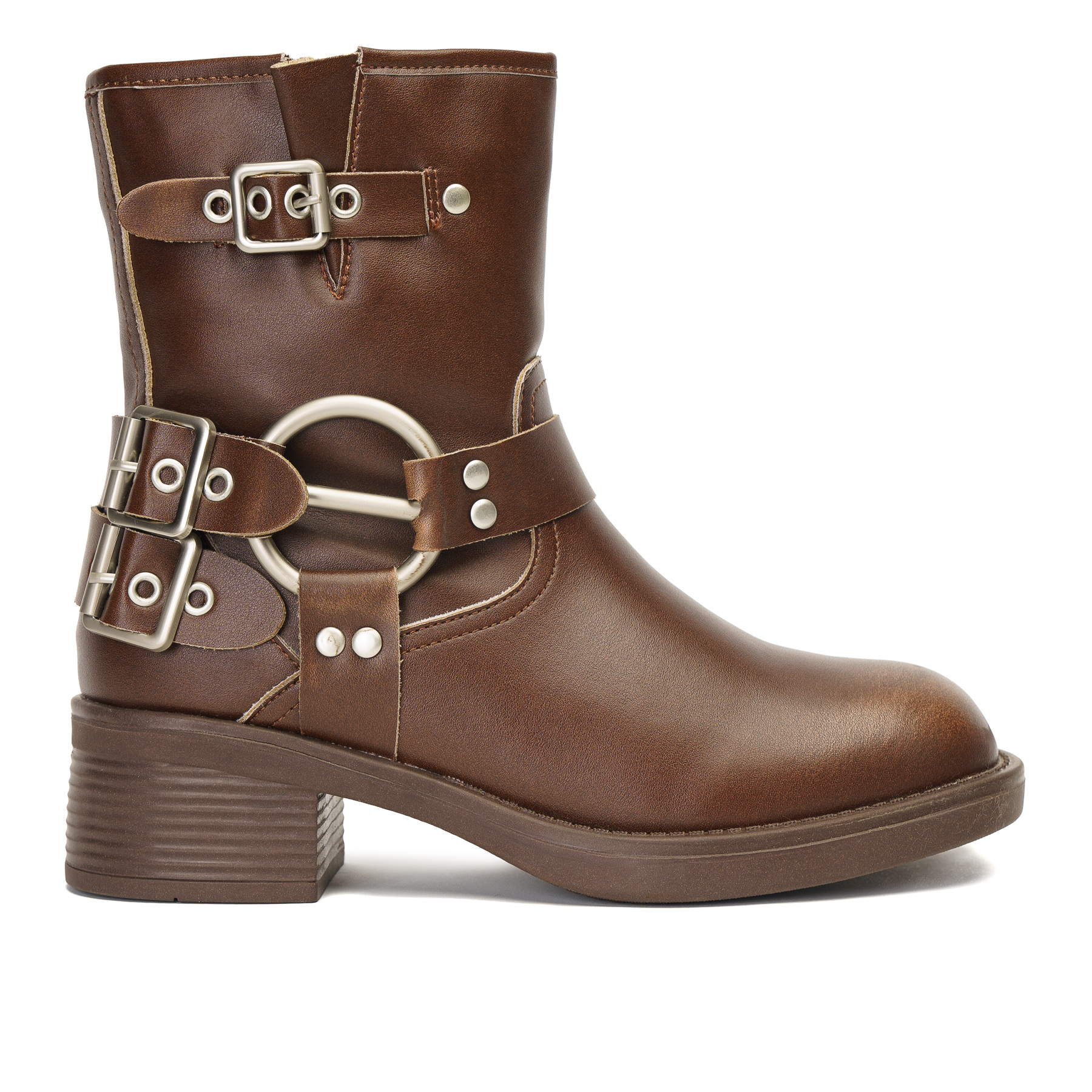 BOTAS MUJER CHINITOWN CUERO CAFÉ NAVANI