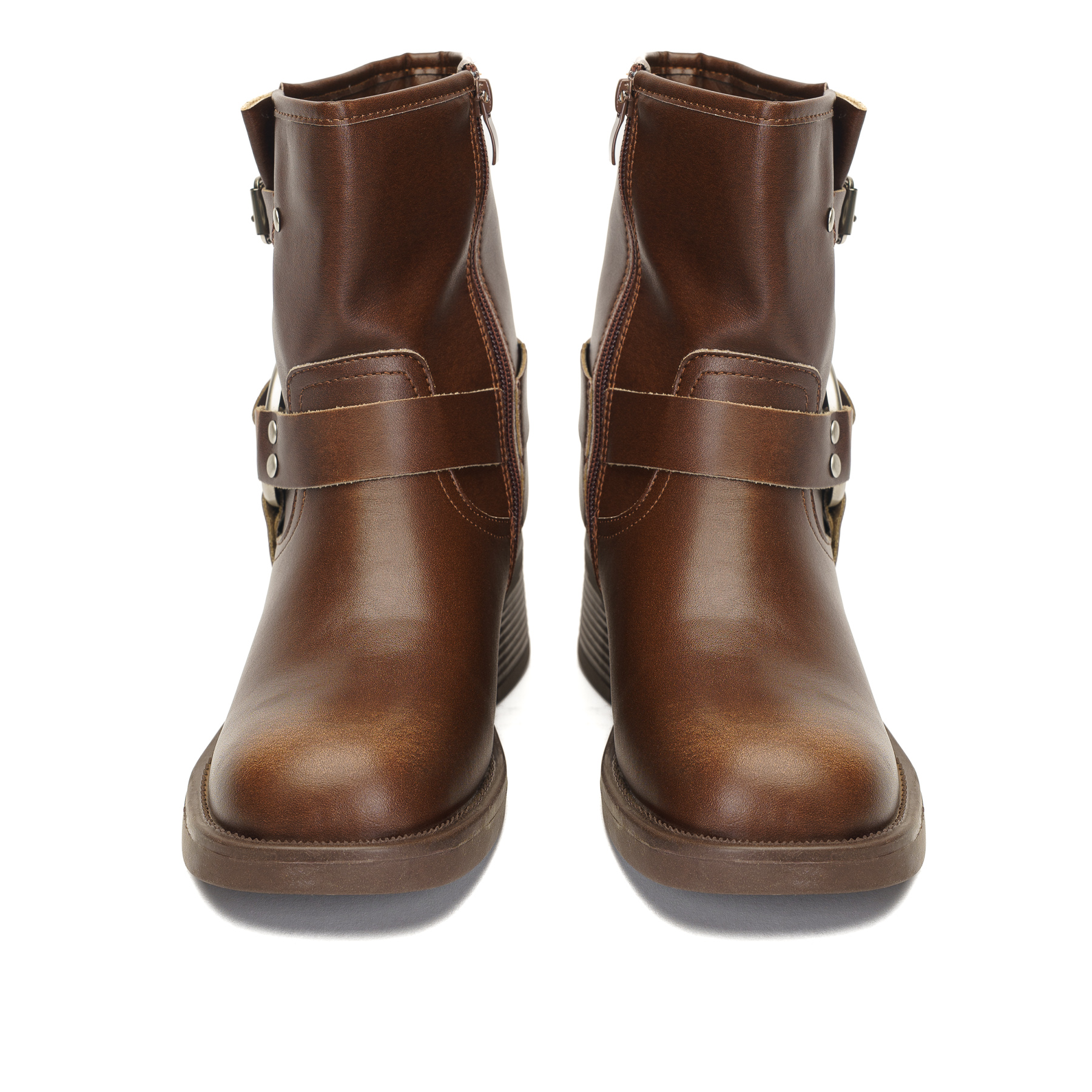 Ripley - BOTAS MUJER CHINITOWN CUERO CAFÉ NAVANI