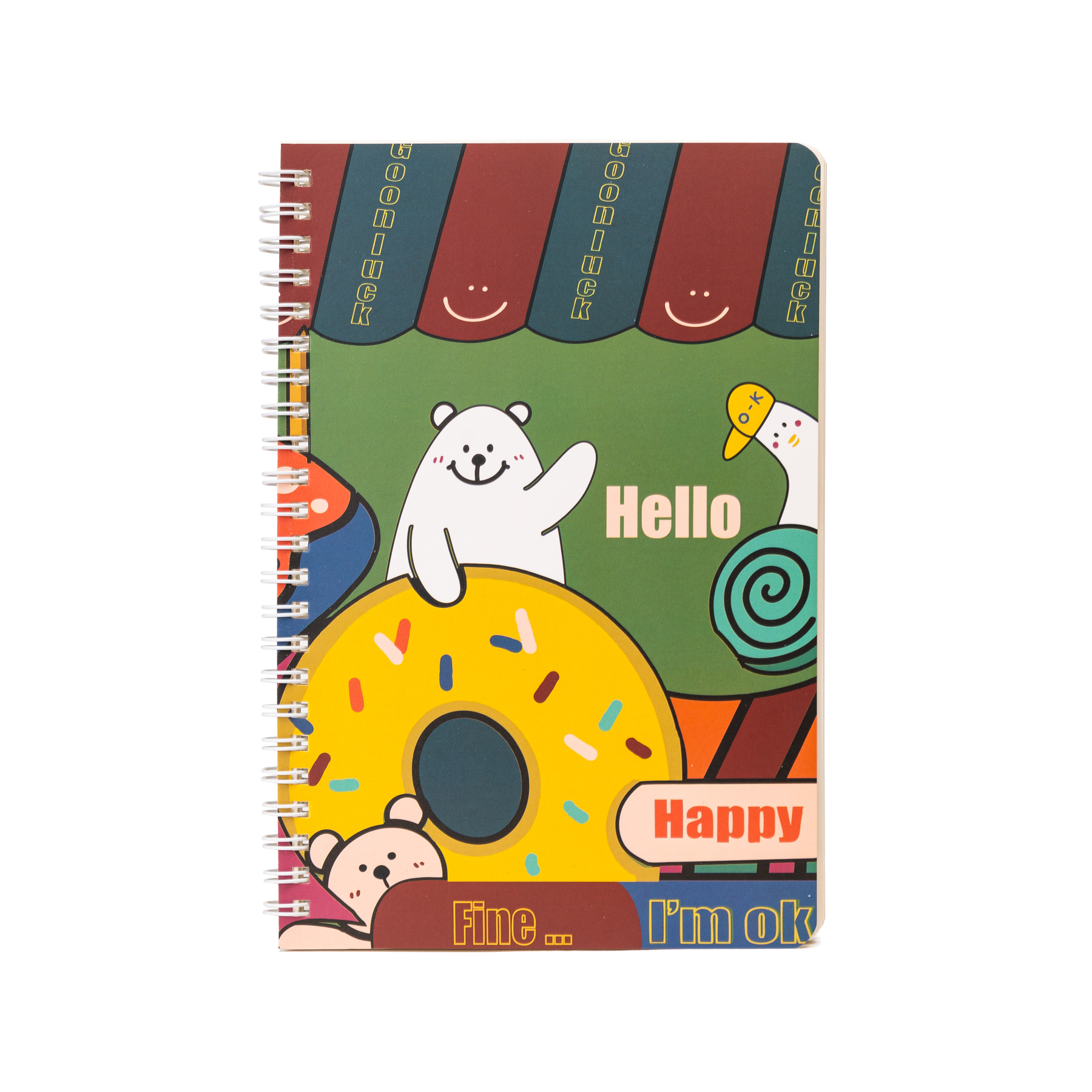 LIBRETA DE NOTAS MULTICOLOR 7D CHINITOWN - 1