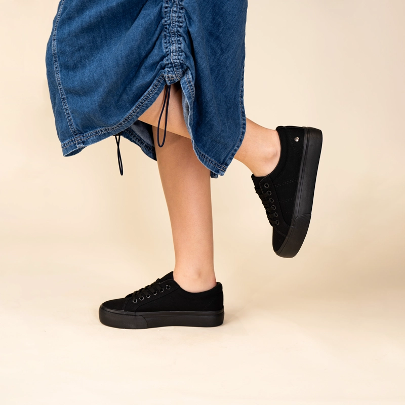 ZAPATILLAS MUJER CHINITOWN CASUALES NEGRO COLOMBA - 5