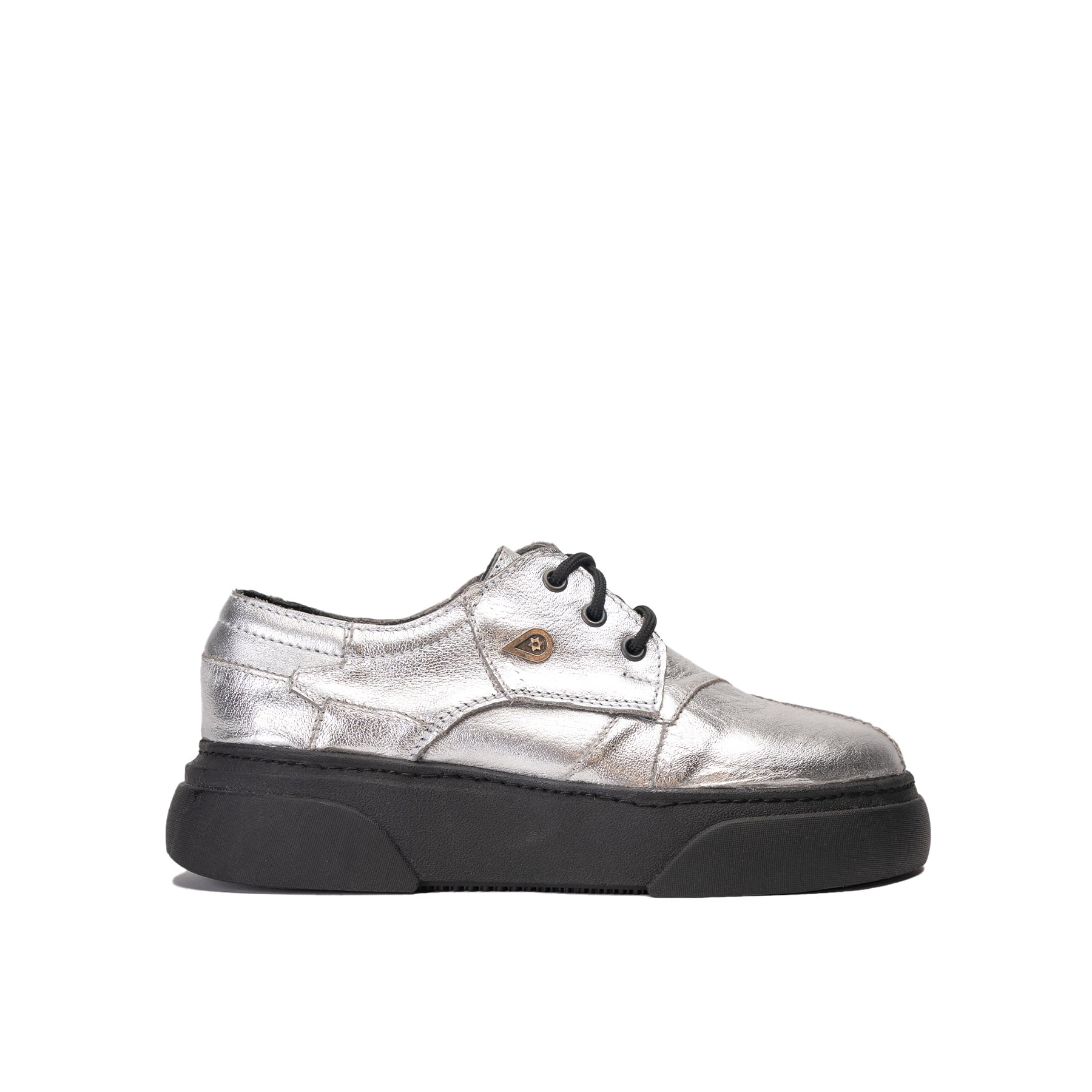 ZAPATO CUERO GERDA CONSTRUCTOR PLATEADO LANDAZURI - 1