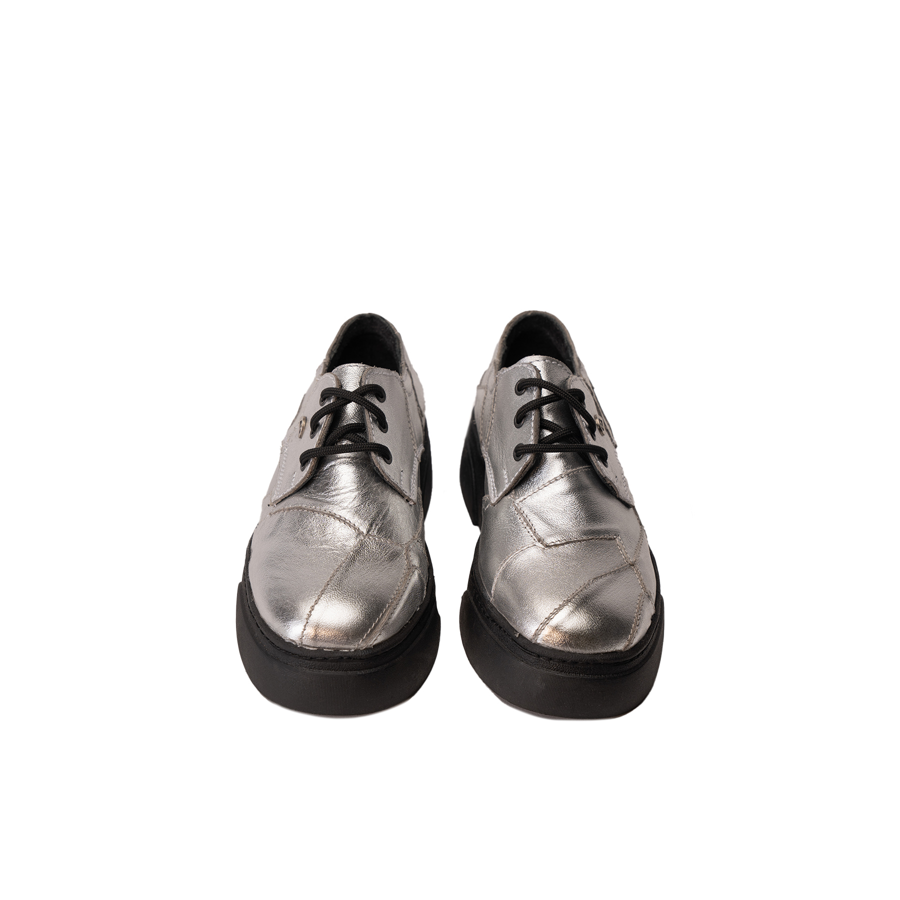 ZAPATO CUERO GERDA CONSTRUCTOR PLATEADO LANDAZURI - 3