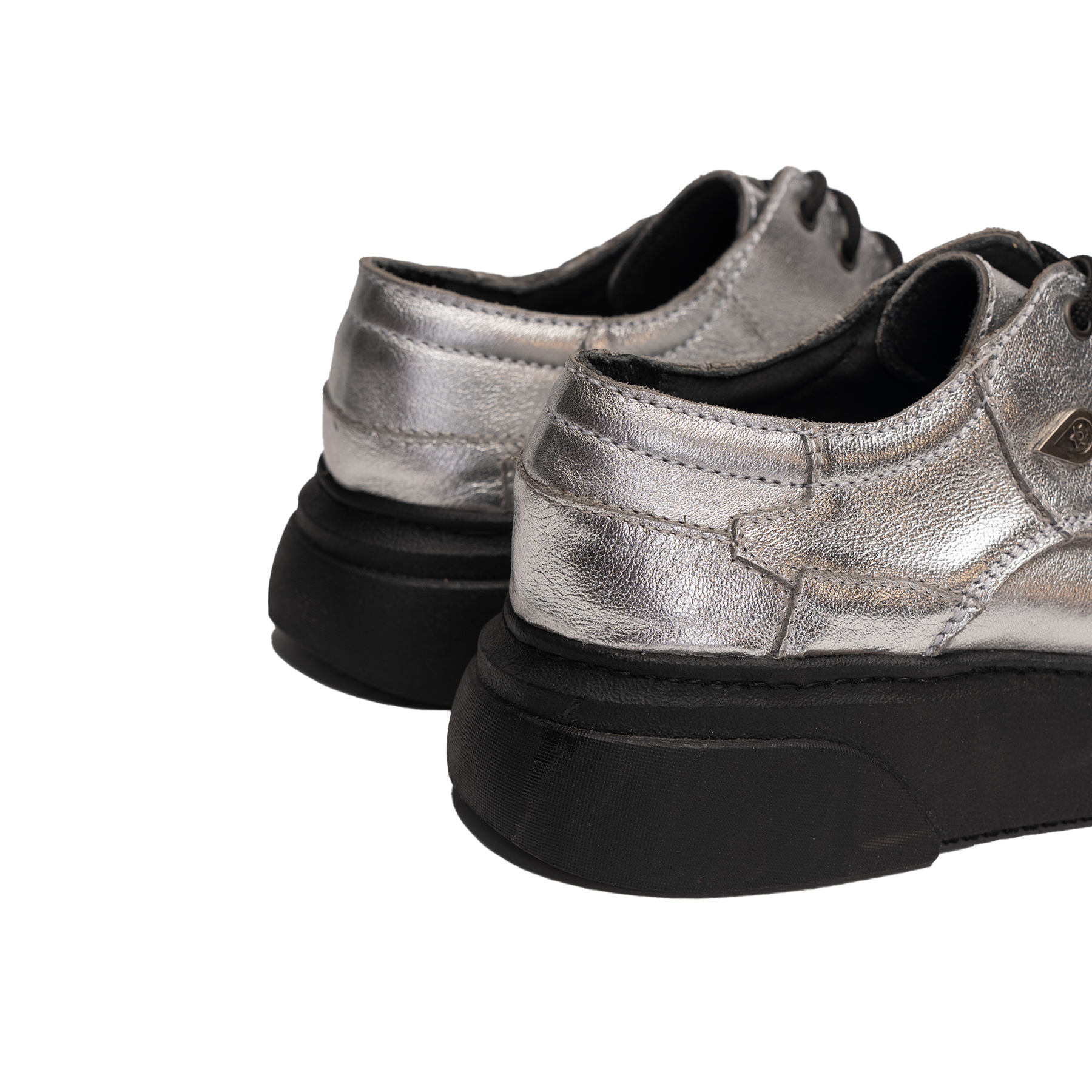 ZAPATO CUERO GERDA CONSTRUCTOR PLATEADO LANDAZURI - 5
