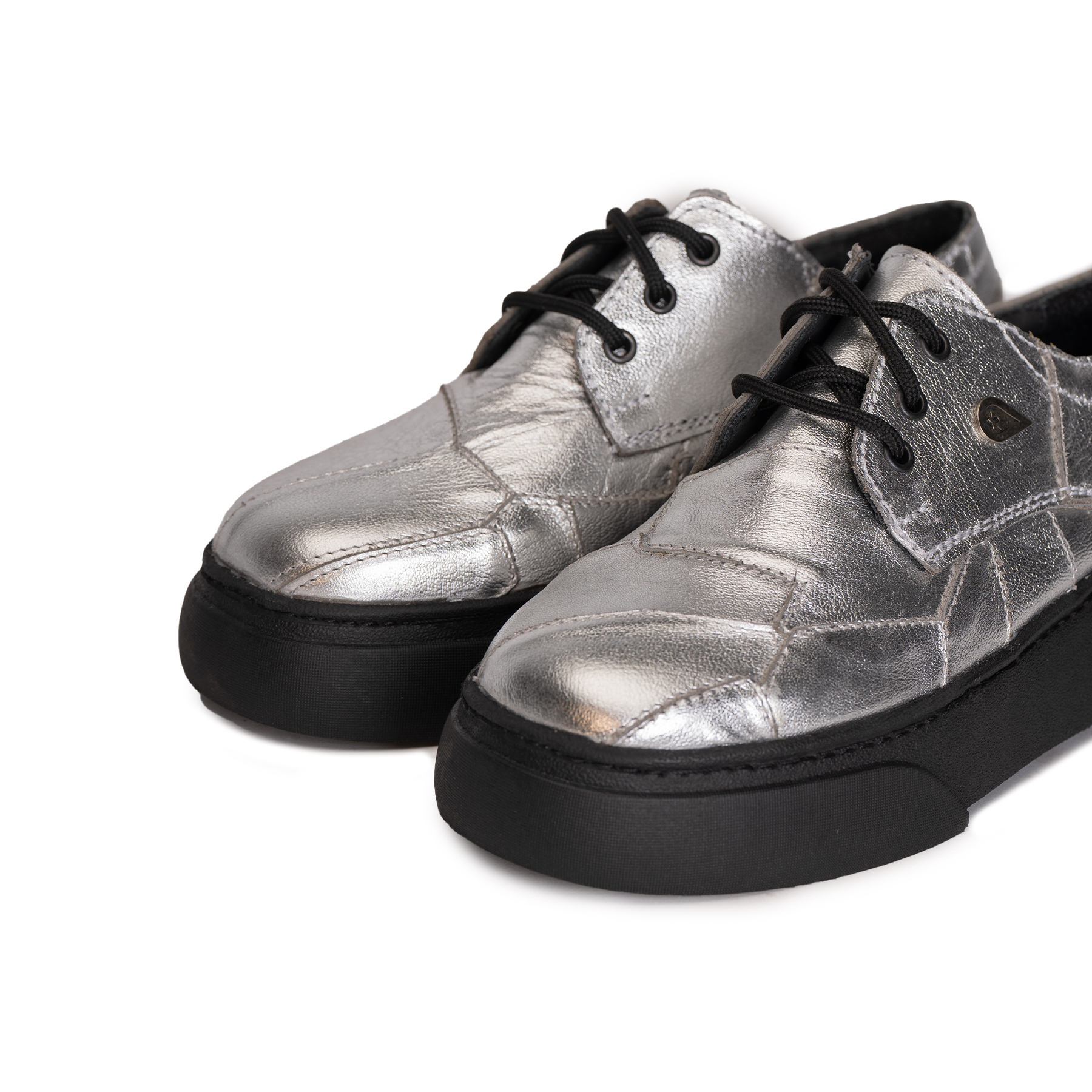 ZAPATO CUERO GERDA CONSTRUCTOR PLATEADO LANDAZURI - 6