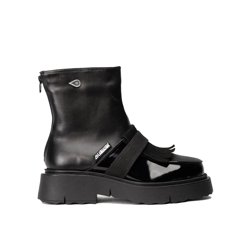 BOTIN CUERO V004 NEGRO LANDAZURI - 1