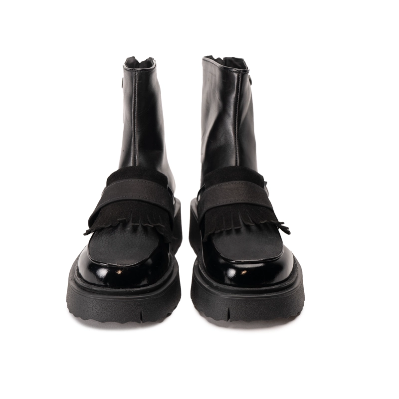 BOTIN CUERO V004 NEGRO LANDAZURI - 3