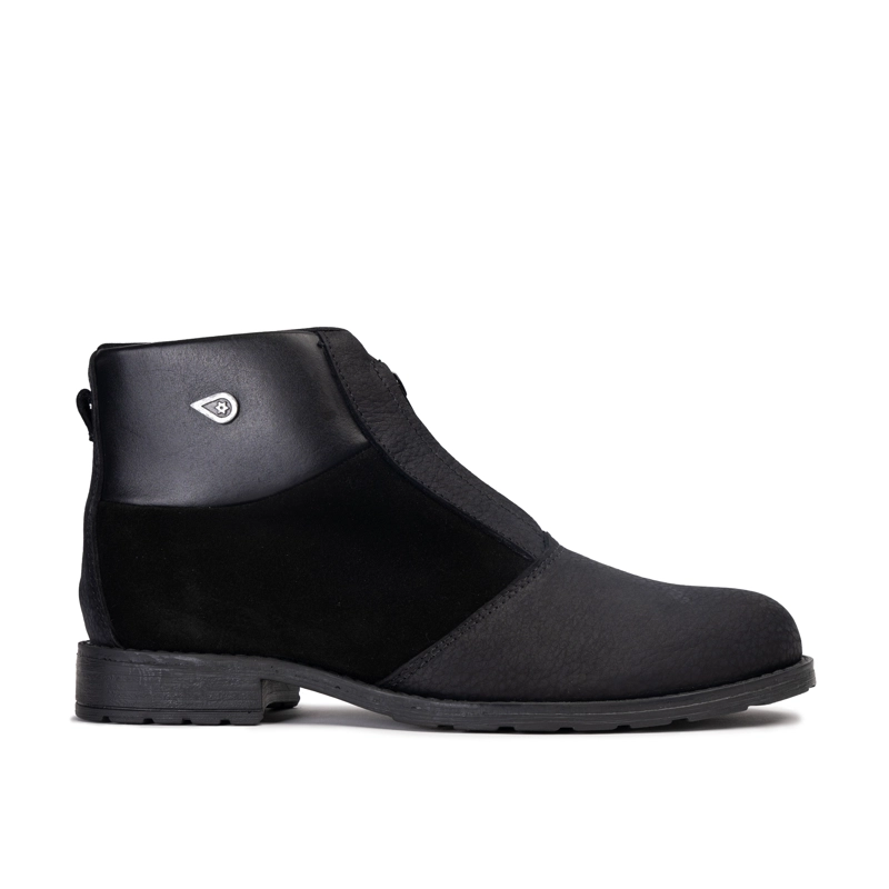 BOTIN CUERO V001 NEGRO LANDAZURI - 1