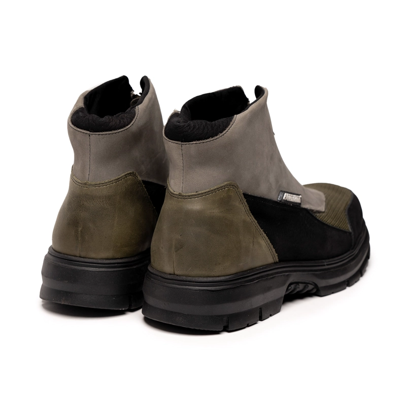 BOTIN CUERO V002 GRIS LANDAZURI - 4