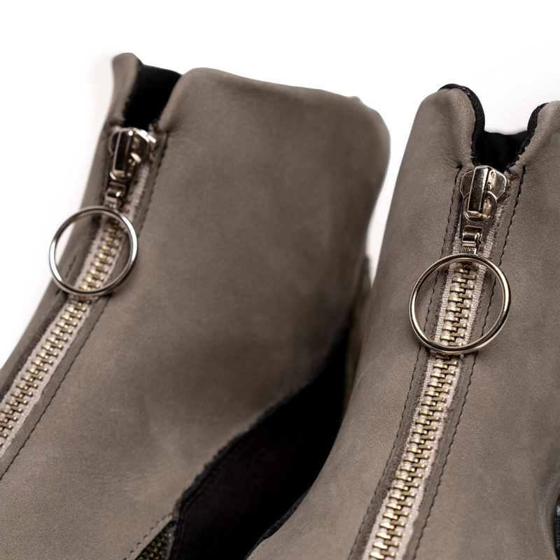 BOTIN CUERO V002 GRIS LANDAZURI - 7