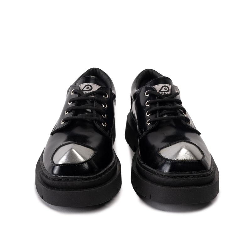 ZAPATO CUERO RINHO NEGRO ESPEJO LANDAZURI - 2
