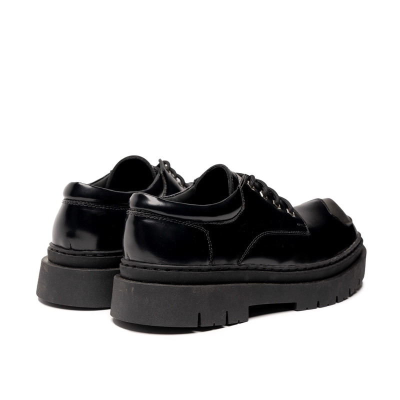 ZAPATO CUERO RINHO NEGRO ESPEJO LANDAZURI - 3