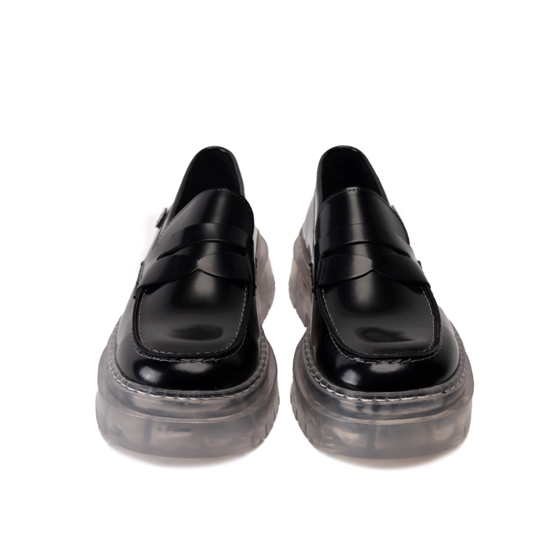 MOCASIN CUERO MARMARA NEGRO CRISTAL LANDAZURI - 3