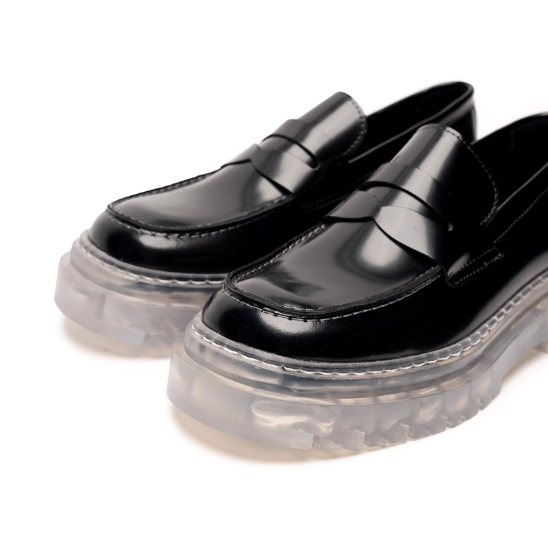 MOCASIN CUERO MARMARA NEGRO CRISTAL LANDAZURI - 6