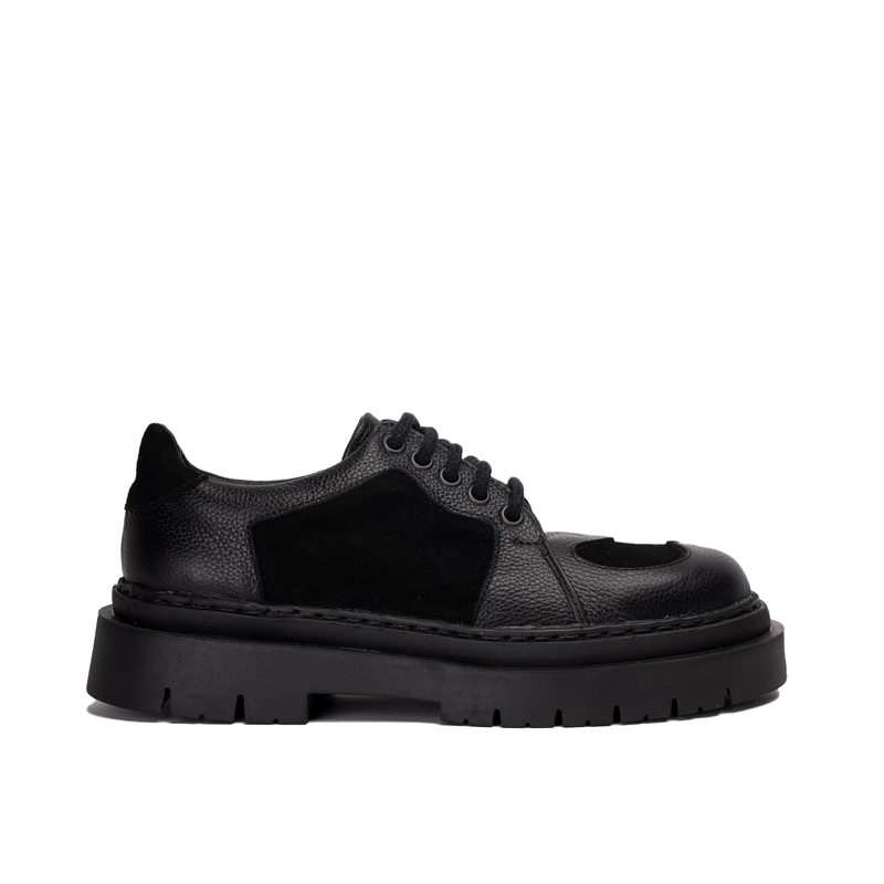 ZAPATO CUERO KARA FULL NEGRO LANDAZURI - 1
