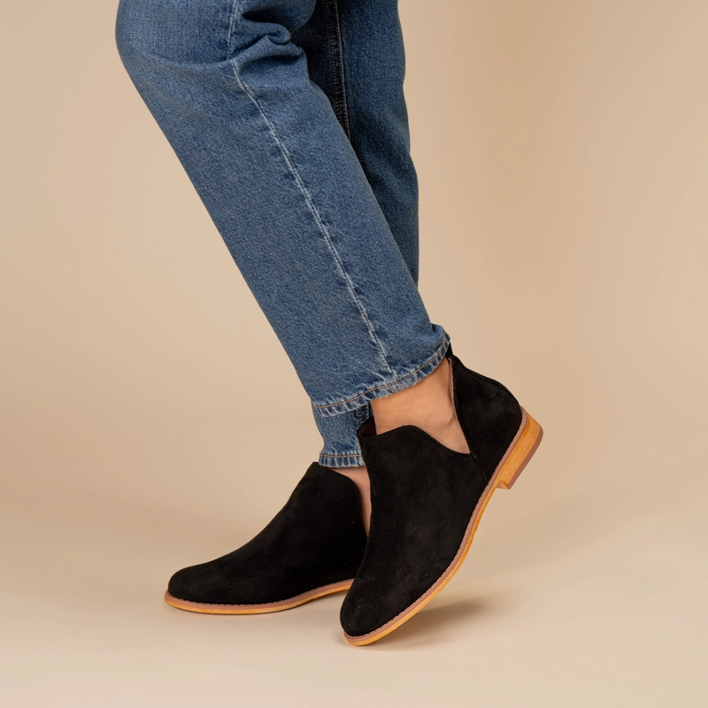 BOTIN MUJER ARADIA  NEGRO CHINITOWN - 2