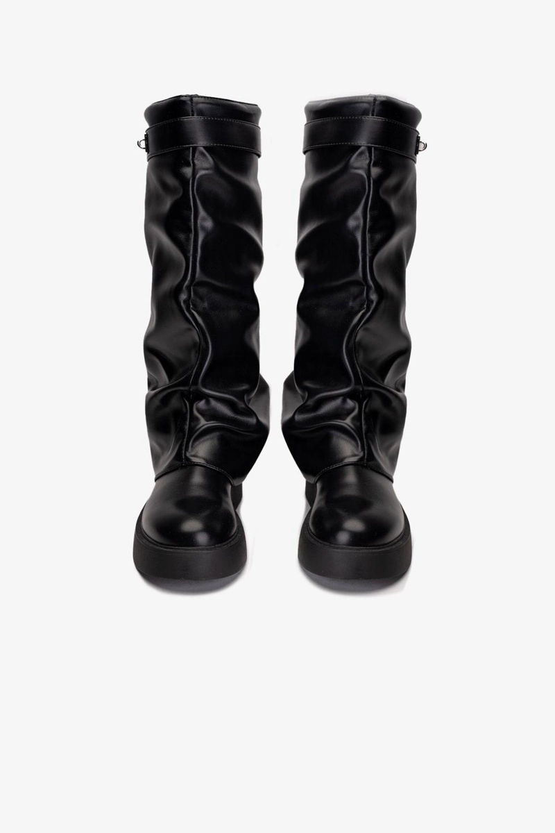 BOTA MUJER VESPERA  NEGRO CHINITOWN - 4